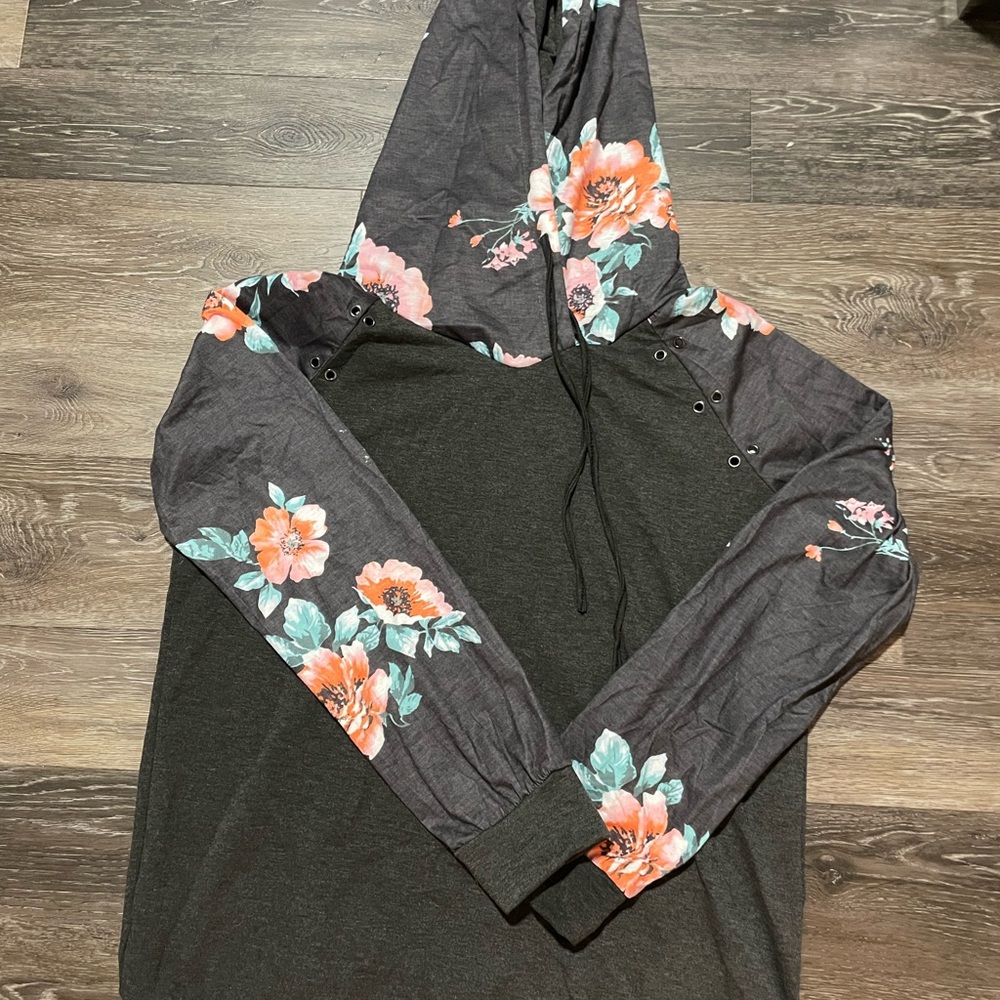 Floral Hoodie
